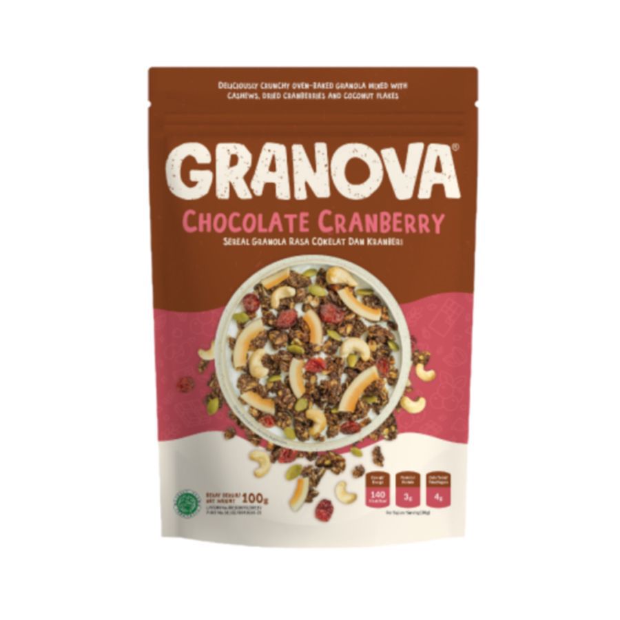 Granova Granola Chocolate Cranberry Homemade 100gram