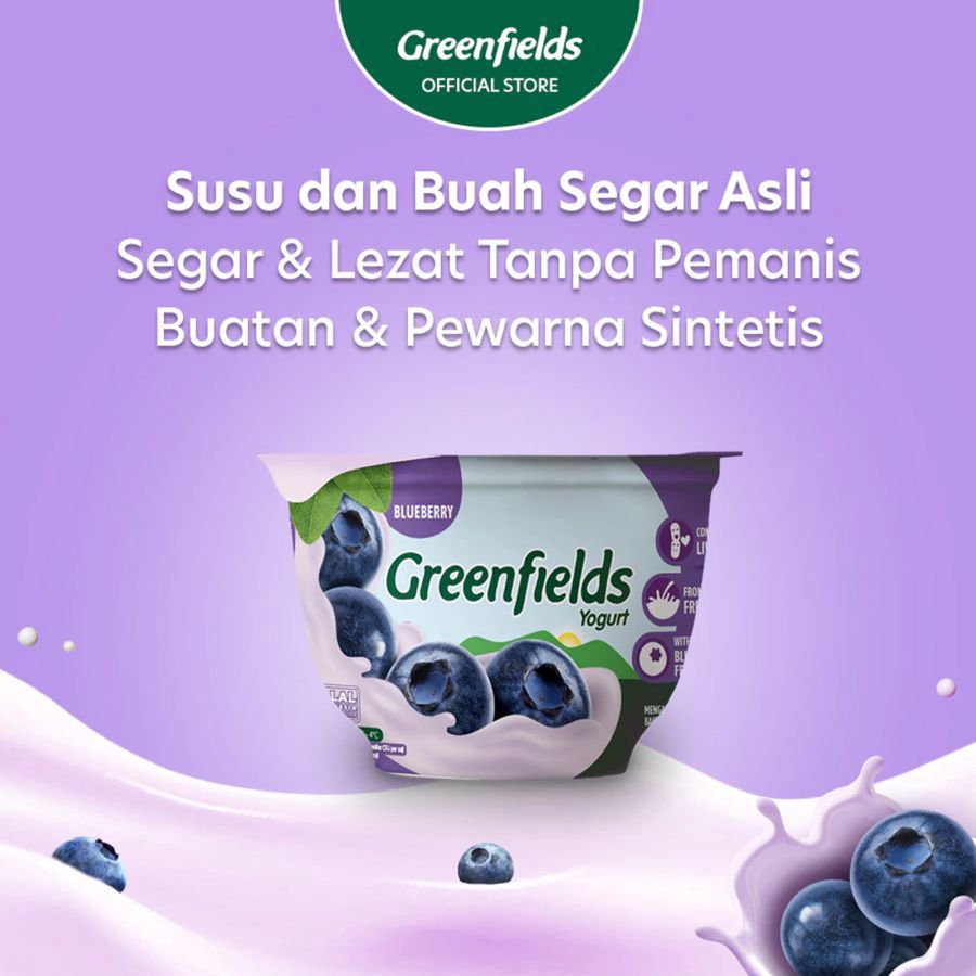 Greenfields Blueberry Yogurt 125gram