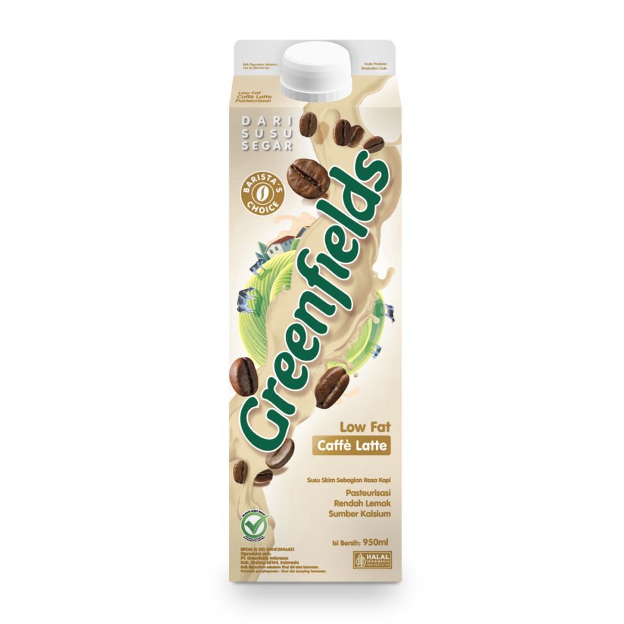 Greenfields Fresh Milk Cafe Latte Low Fat