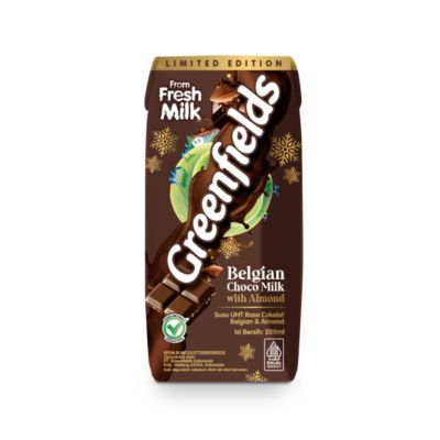 Greenfields Belgian Chocolate Almond Susu UHT