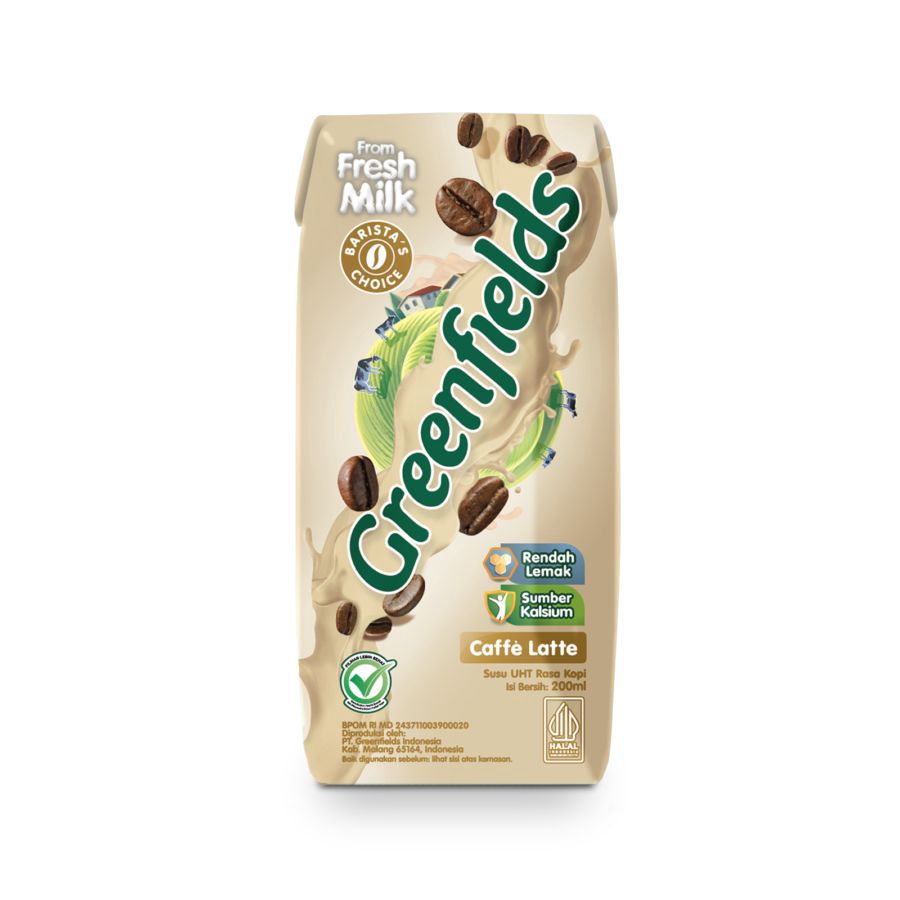 Greenfields Cafe Latte Susu UHT