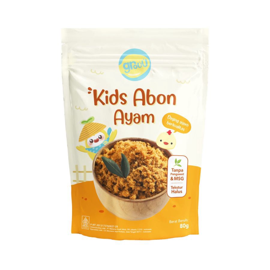 Grouu My First Abon Floss Ayam 80gram