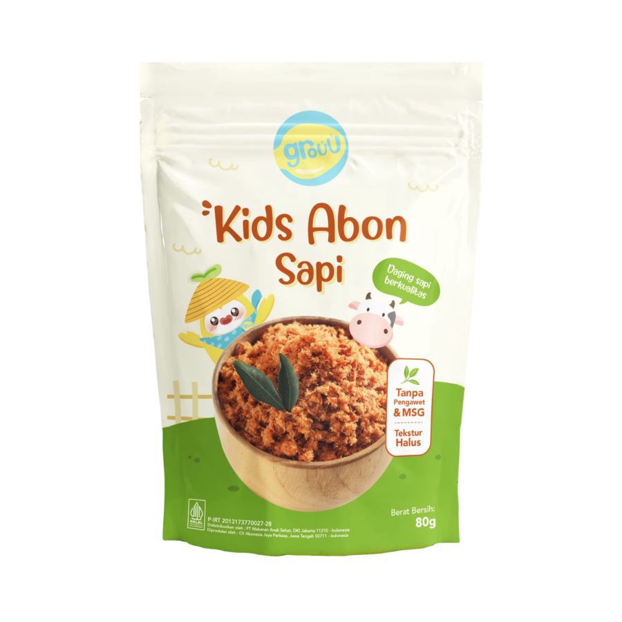 Grouu My First Abon Floss Sapi 80gram