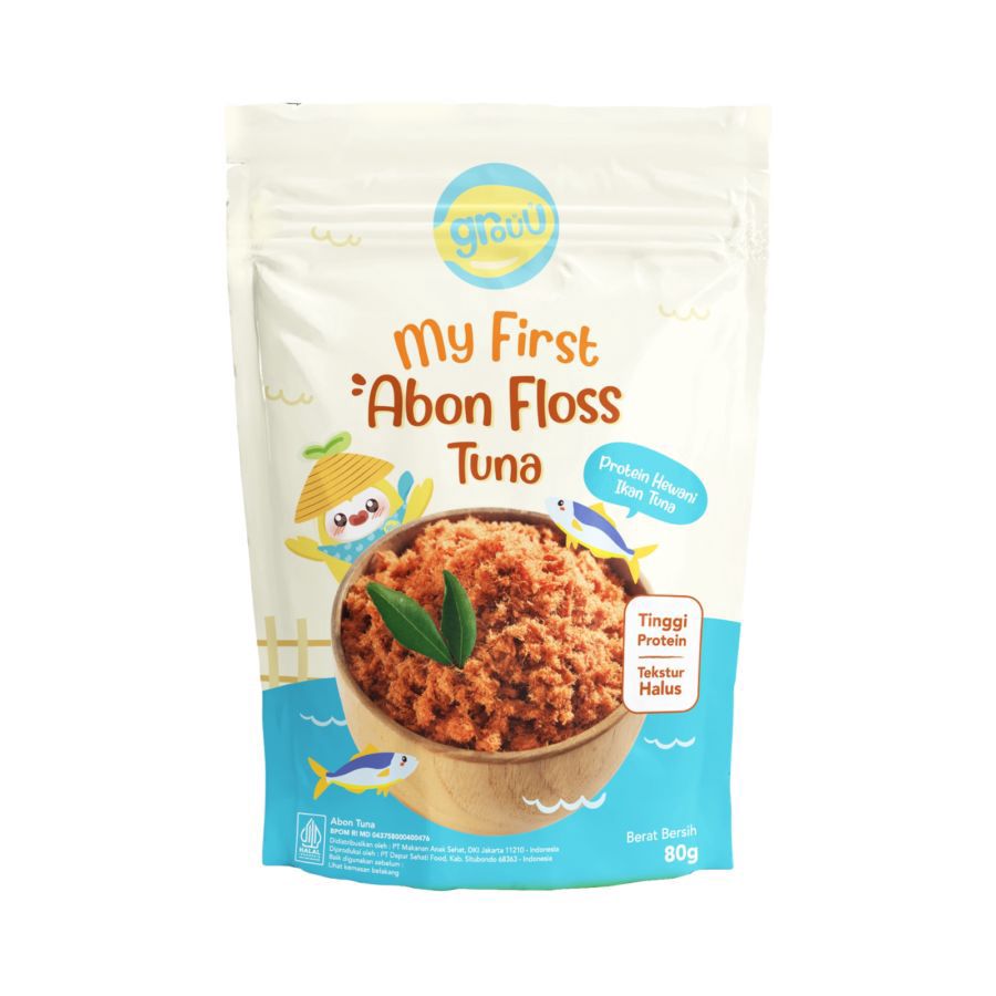 Grouu My First Abon Floss Tuna Kids 80gram