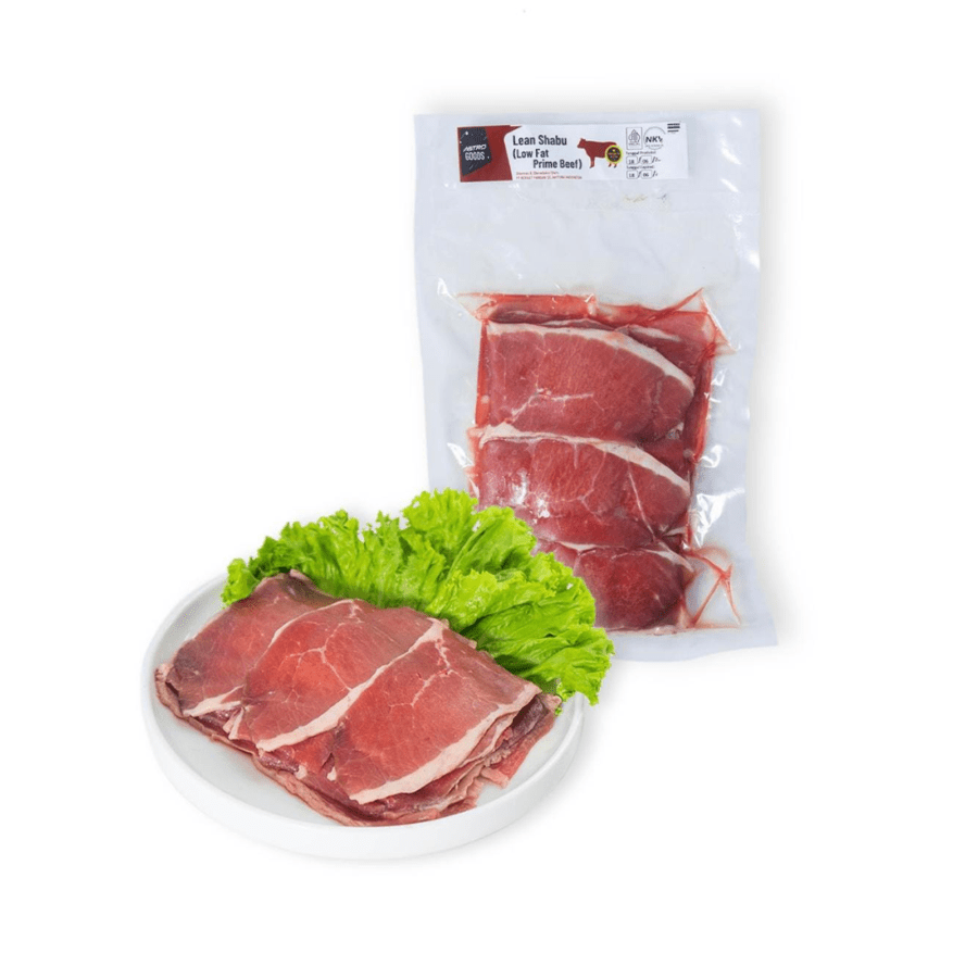 Lean Shabu (Low Fat Prime Beef) Import Astro Farm 250gram