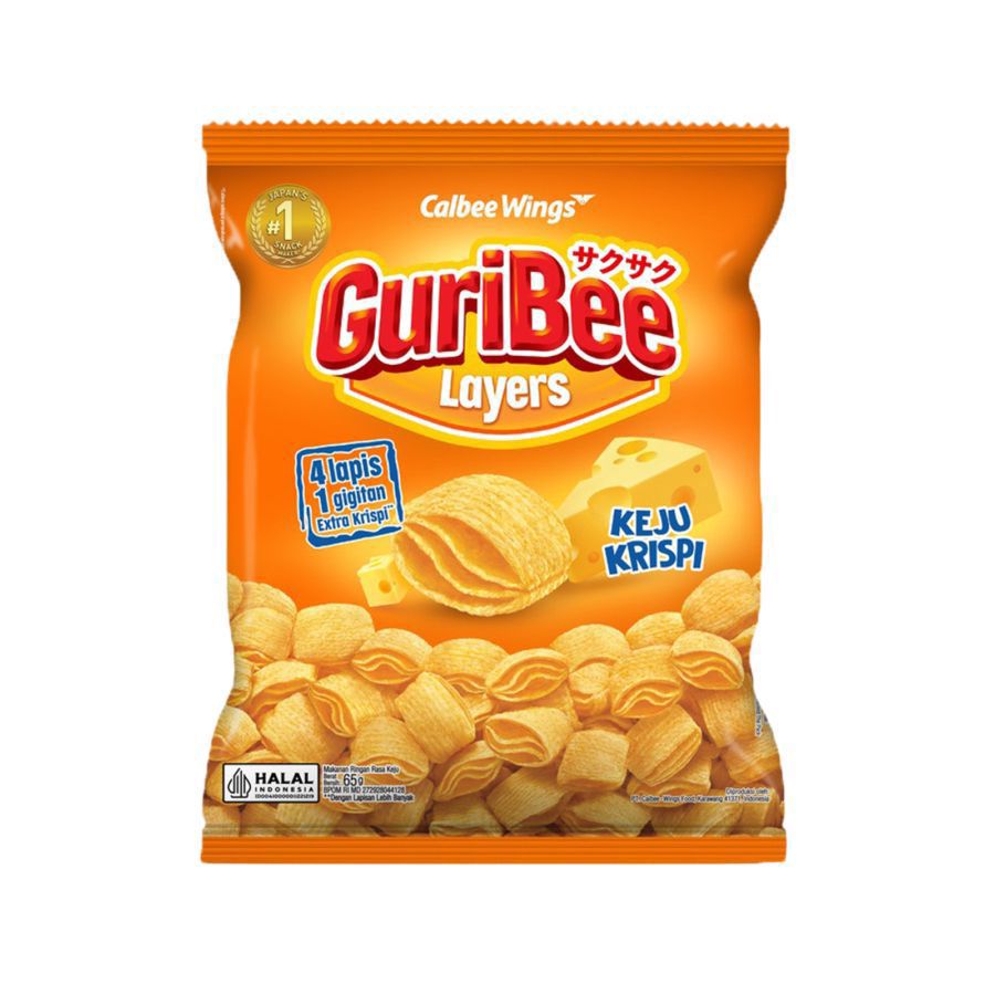 Guribee Keju Krispi Potato Chips 65gram