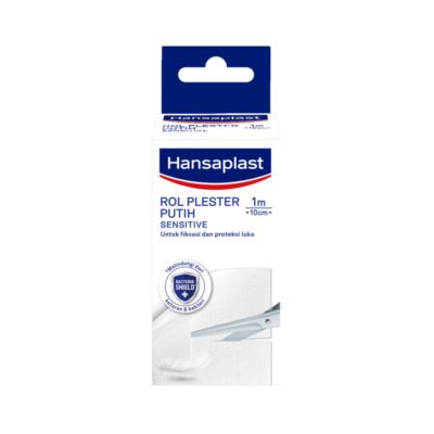 Hansaplast Sensitive Putih Rol Plester Luka 1m