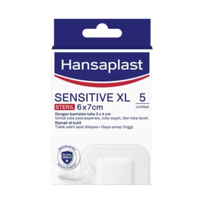 Hansaplast Sensitive Steril XL Plester Luka
