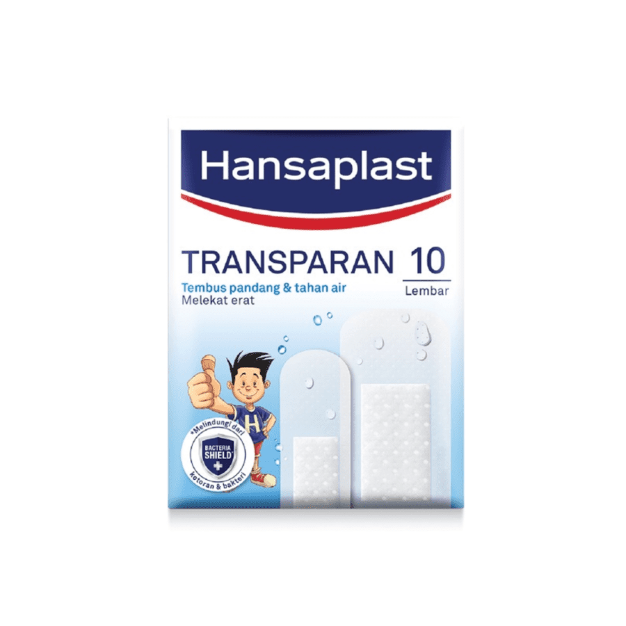Hansaplast Transparan Plester Luka 10sheets