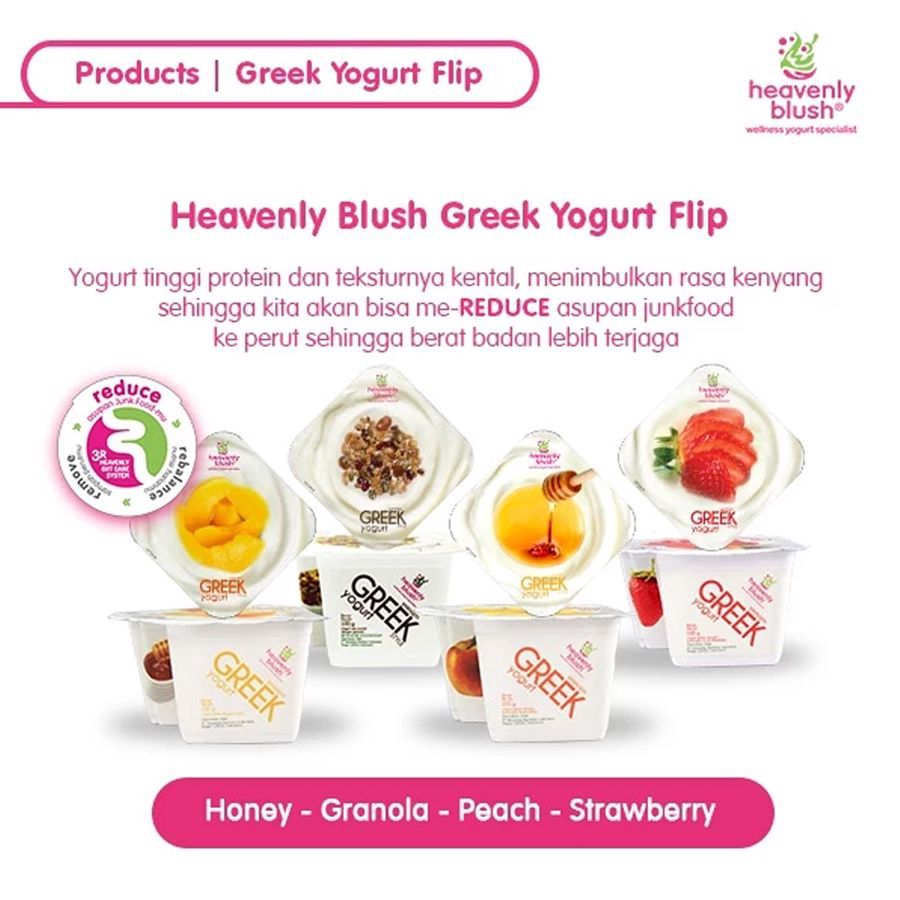 Heavenly Blush Greek Yogurt Strawberry 100gram