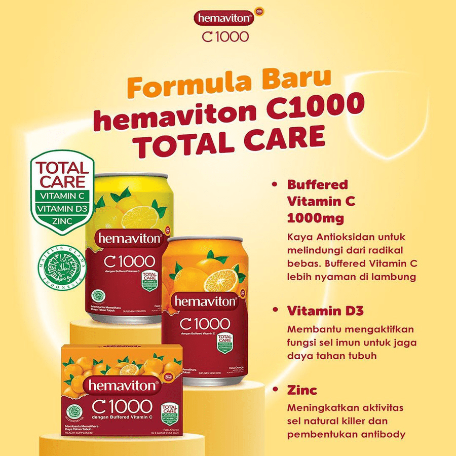 Hemaviton Vitamin C 1000 Orange 330ml