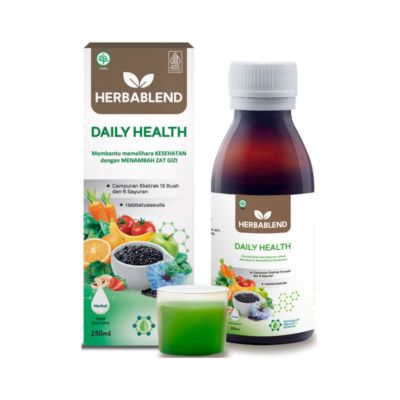 Herbablend Daily Health Suplemen Kesehatan dan Menambah Zat Gizi 250 ml