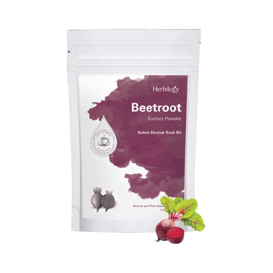 Herbilogy Beetroot Extract Powder Minuman Herbal 75gram
