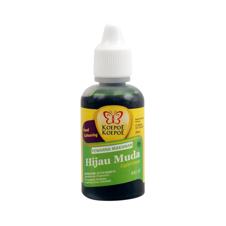 Koepoe Koepoe Pewarna Makanan Hijau Muda 30ml
