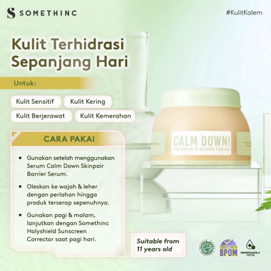 Somethinc Calm Down Skinpair R-Cover Cream 50gram