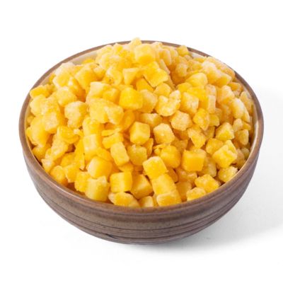 Yellow Peach Dices Frozen IQF