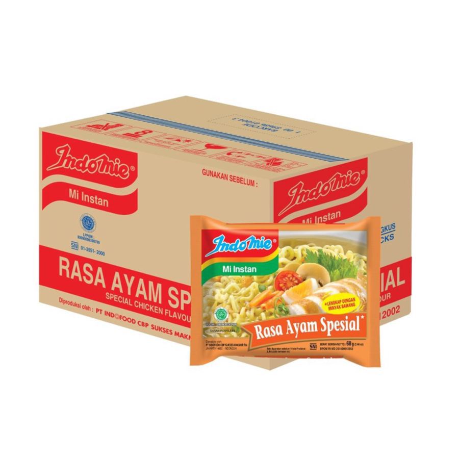 Indomie Kuah Ayam Spesial Mie Instan Dus 40pcs