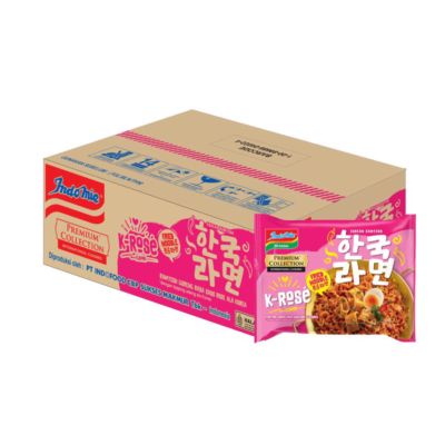 Indomie Premium Korean Fried Noodle K- Rose Mie Instan Dus