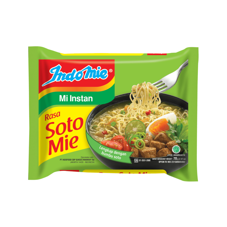 Indomie Kuah Soto Mie Mie Instan 70gram