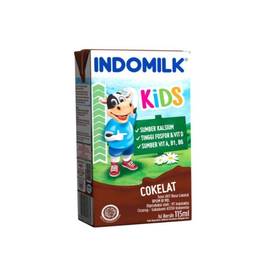 Indomilk Kids Chocolate Susu UHT 115ml