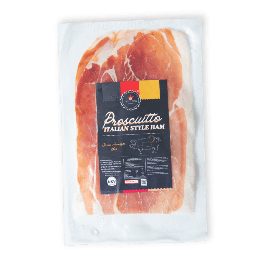 Triple Three Foods Italian Prosciutto Parma 100gram