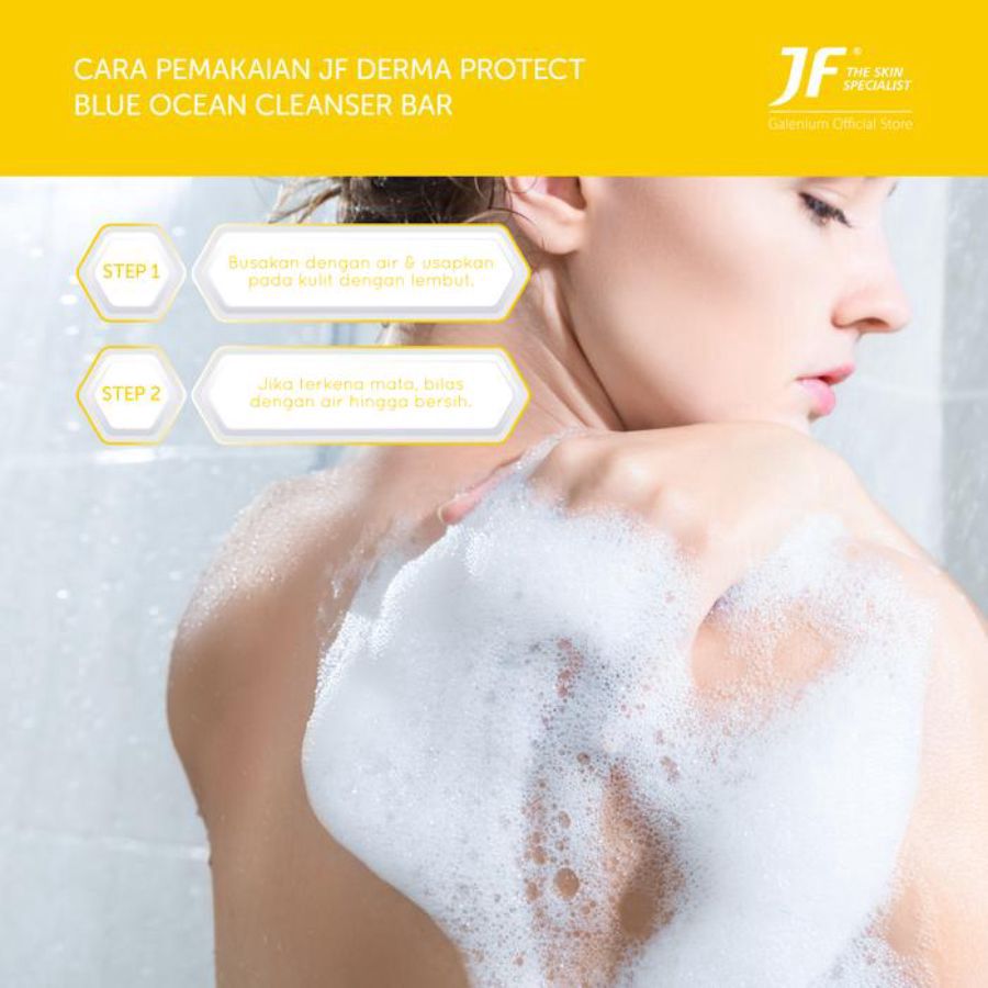 JF Sulfur Derma Protect Blue Ocean Cleanser Barsoap 90gram