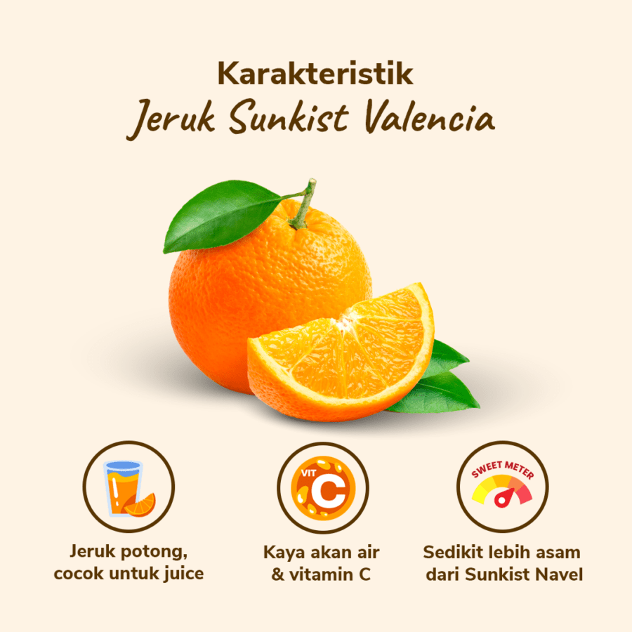 Jeruk Sunkist Valencia Astro Farm 4-5 pcs 1-1.1kg