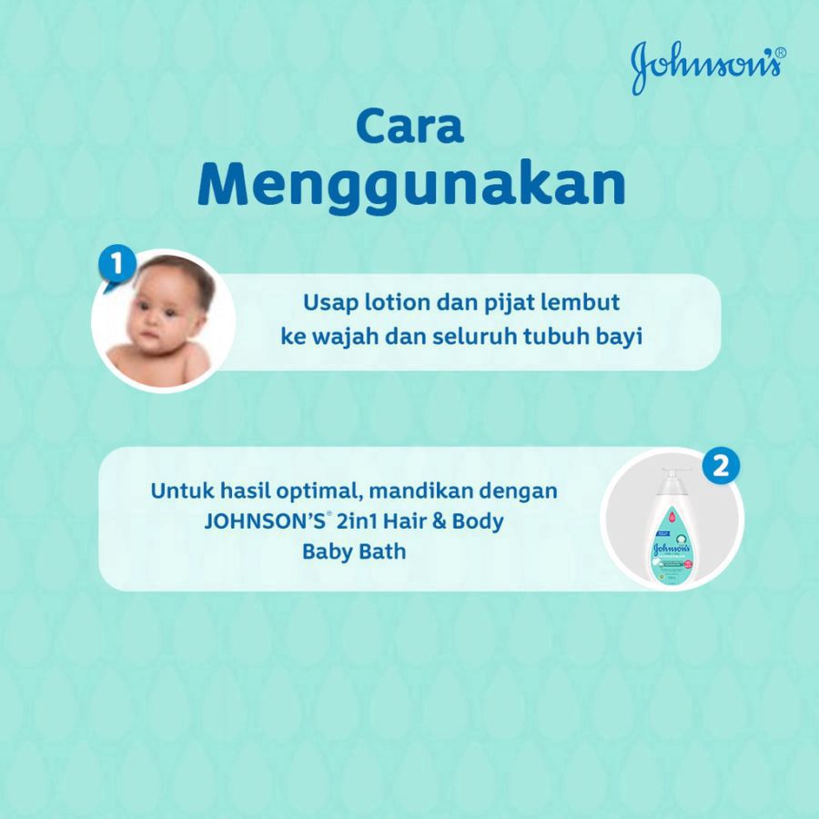 Johnson's Lotion Milk + Rice Perawatan Bayi