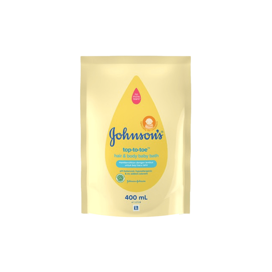 Johnson's Top to Toe Hair & Body Baby Bath 375ml