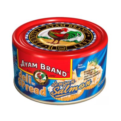Ayam Brand Deli Spread dengan Salmon