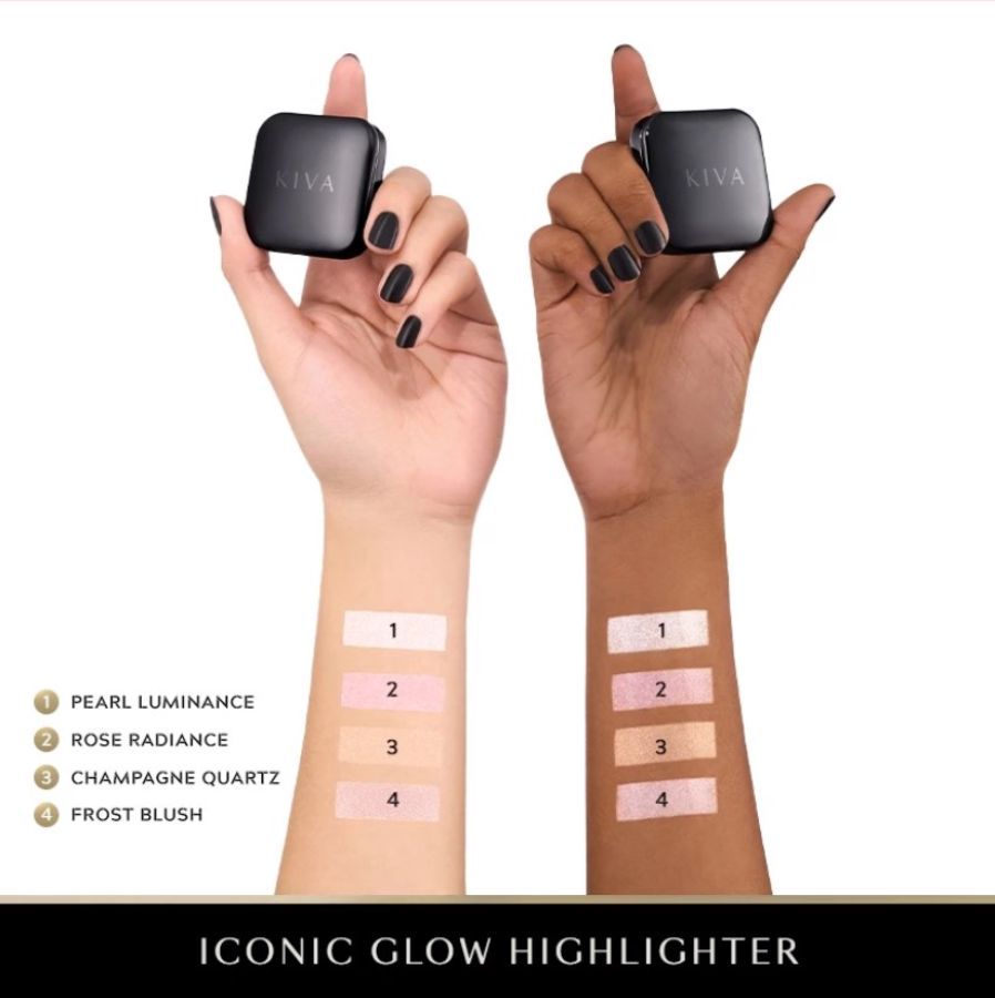 KIVA Iconic Glow Frost Blush Highlighter
