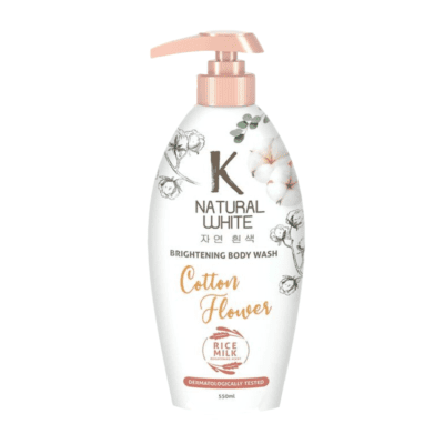 K Natural White Cotton Flower Brightening Body Wash