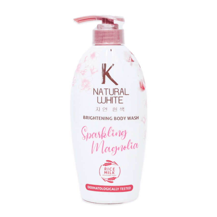 K Natural White Sparkling Magnolia Brightening Body Wash 500ml