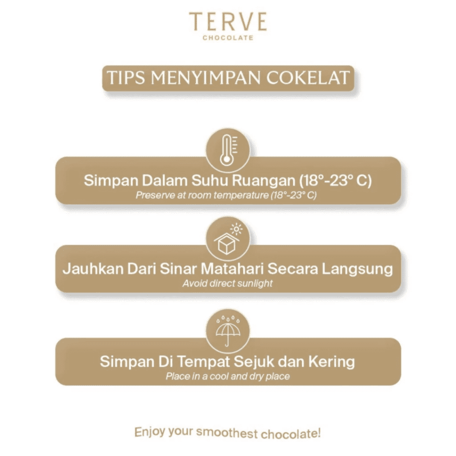 Terve Hazelnut Dubai Chocolate Dark Milk 95gram