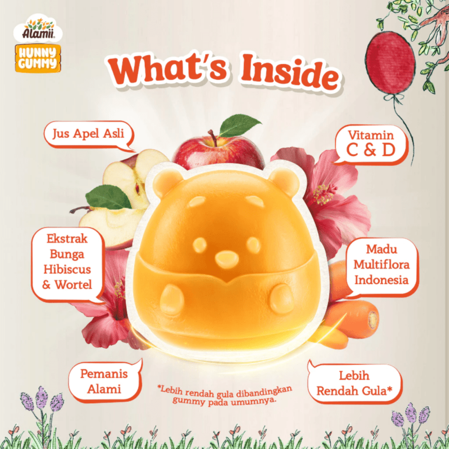 Alamii Hunny Gummy Apple & Honey 36gram