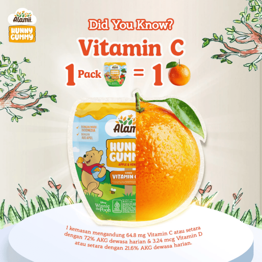 Alamii Hunny Gummy Apple & Honey 36gram