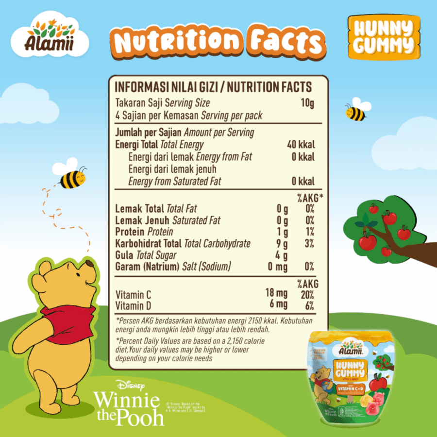 Alamii Hunny Gummy Apple & Honey 36gram