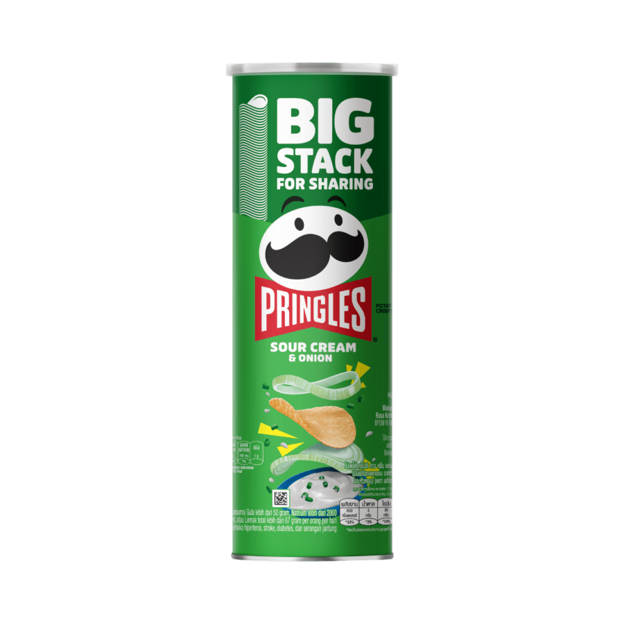 Pringles Sour Cream Onion Big Stack 134gram