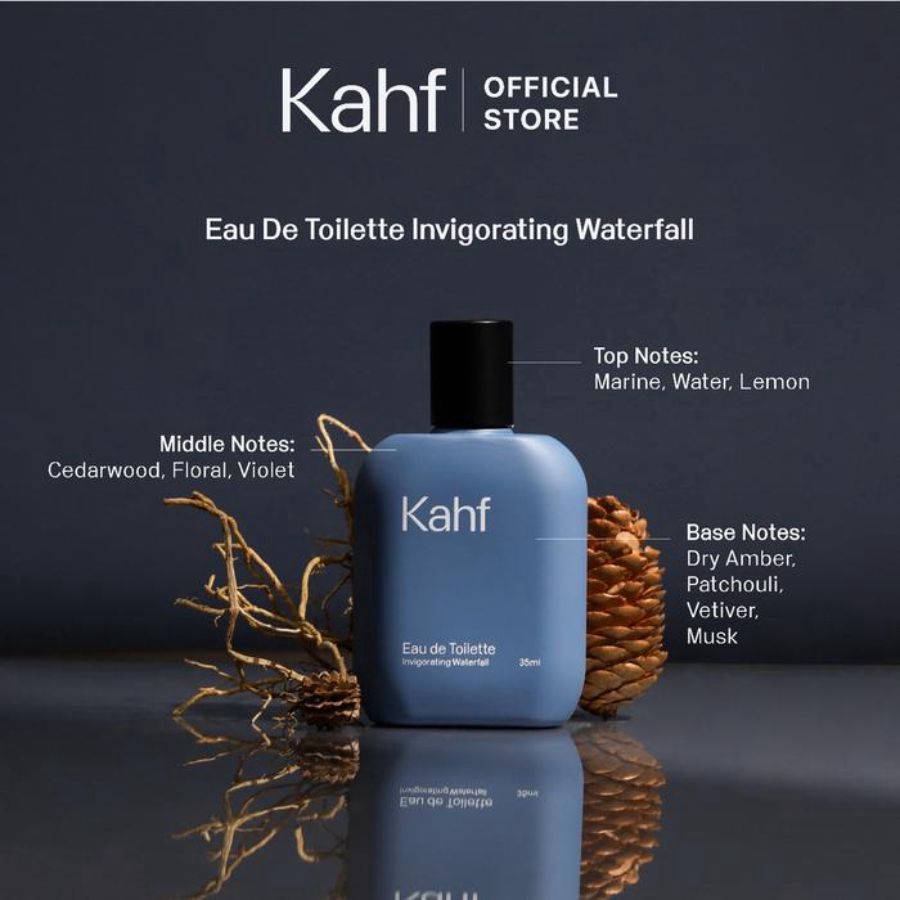 Kahf Invigorating Waterfall Eau De Toilette 35ml