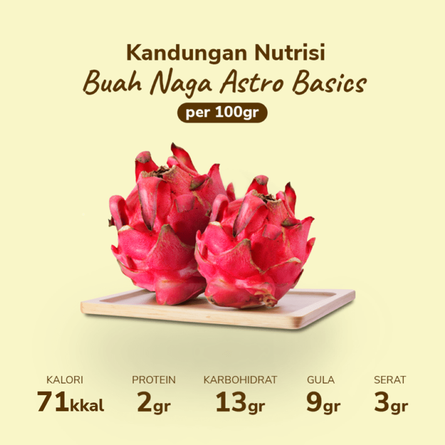 Buah Naga Merah Astro Farm 1 pcs 400-500gram