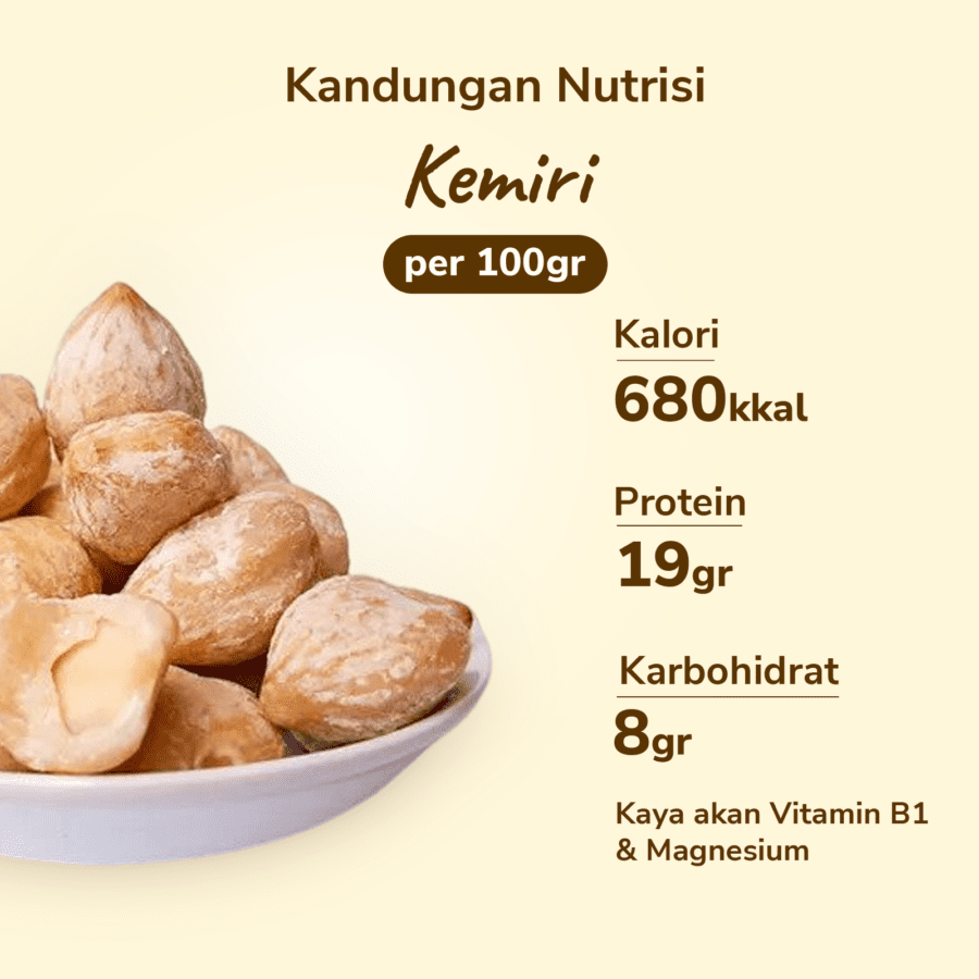 Kemiri Utuh Astro Farm 100gram