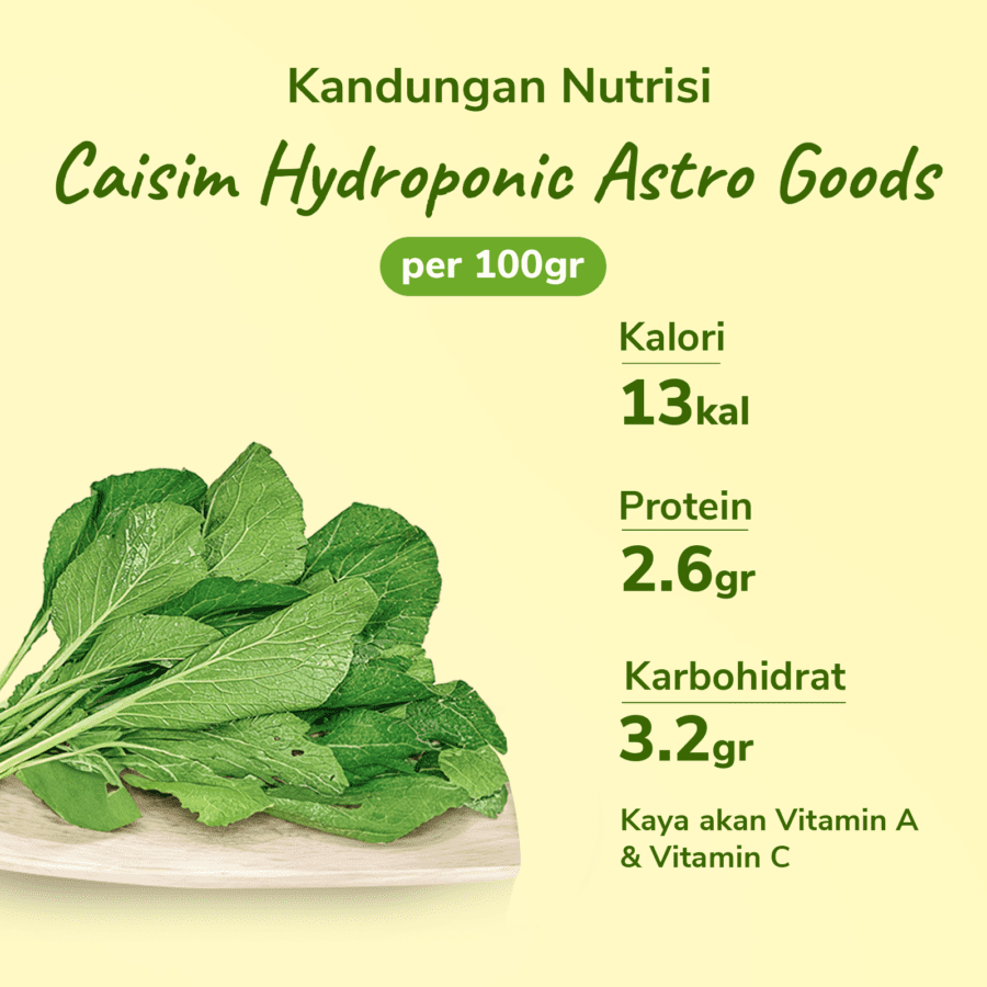Sawi Hijau Hydroponic Astro Farm 200gram
