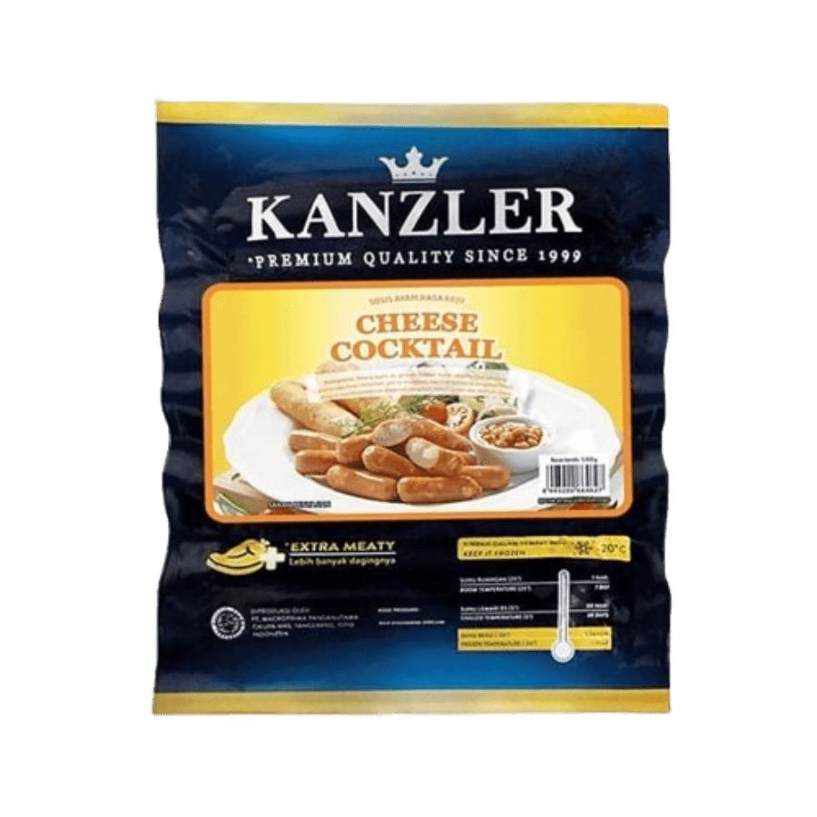 Kanzler Cheese Cocktail Chicken Sausages 500gram