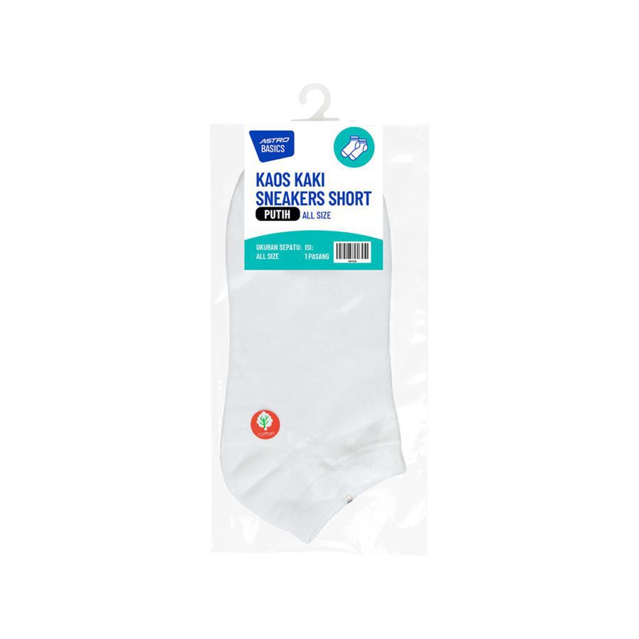 Kaos Kaki Sneakers Short Puith A Basics 1pcs