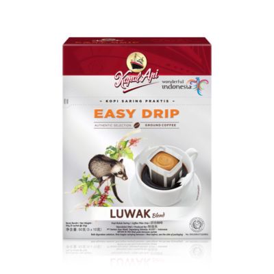 Kapal Api Drip Luwak Blend Kopi Bubuk Saring