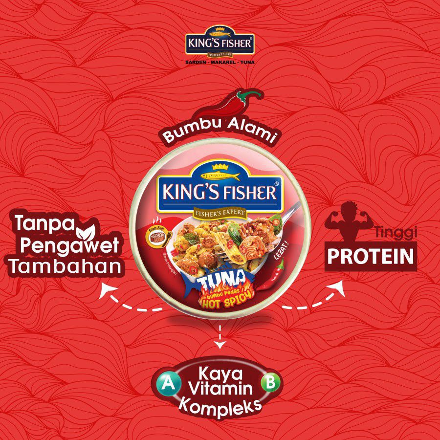 King's Fisher Tuna Bumbu Pedas 170gram