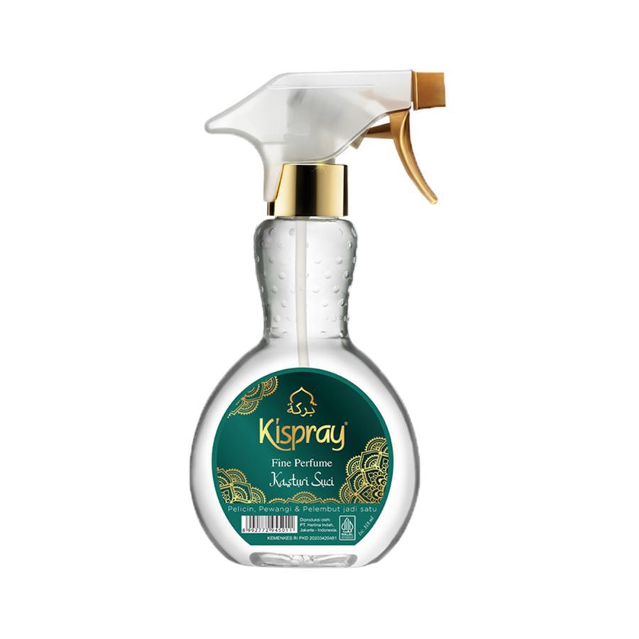 Kispray Kasturi Suci Pelicin Pakaian Botol 318ml