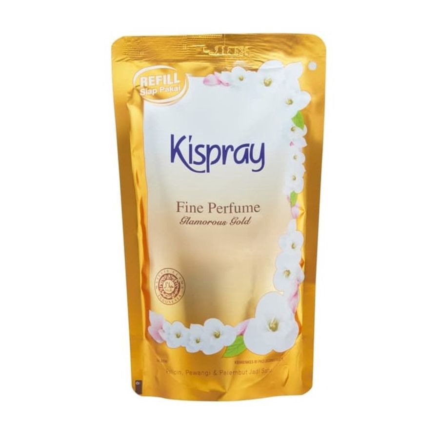Kispray Glamorous Gold Pelicin Pakaian Refill 280ml