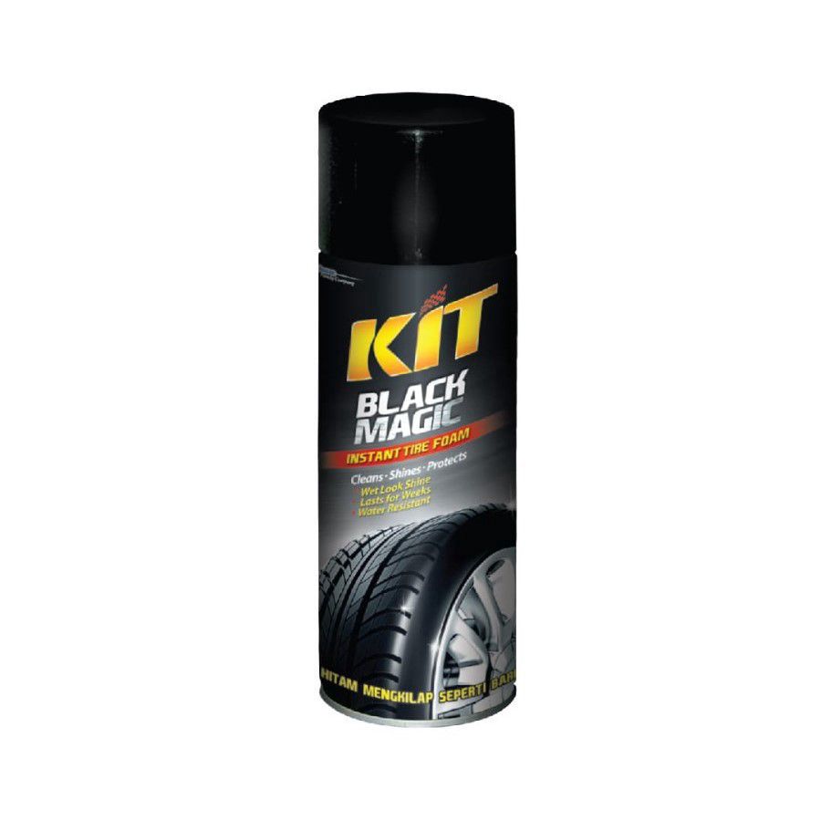Kit Black Magic Aerosol 400ml Semir Ban/Otomotif 360ml