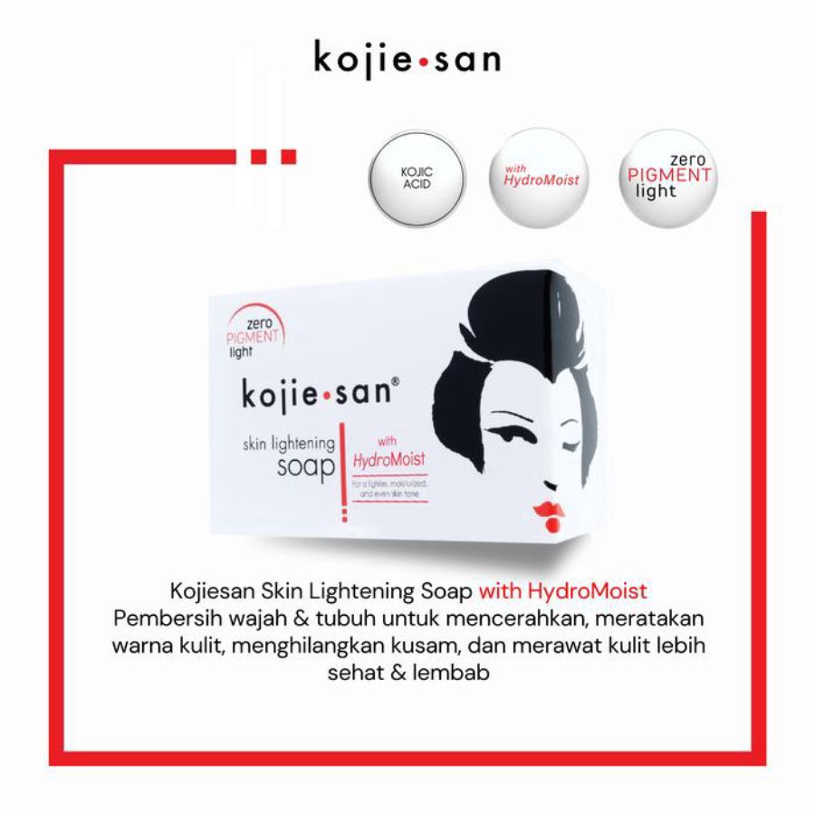 Kojie San Skin Lightening Soap with Hydromoist Barsoap 65gram